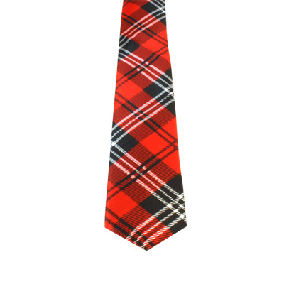 Zac's Alter Ego - Checkered Krawatte - Rot/Schwarz